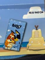 Toalla para Playa Piscina Bluey y Bingo Oficial 70x140cm infantil de microfibra para niños - details 2