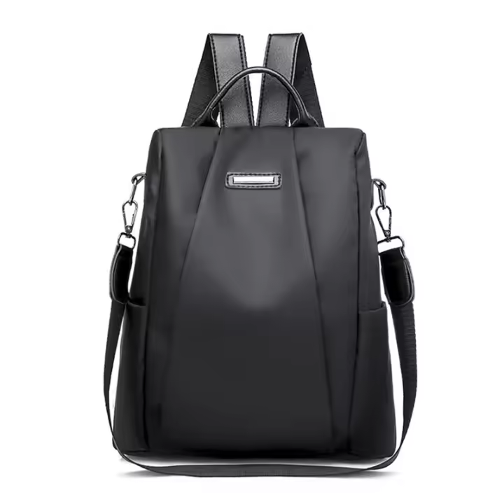 Porcheddu mochila casual para mujer de nylon color sólido multifuncional con correa desmontable Bolsa Escolar de moda para Viajes - 1