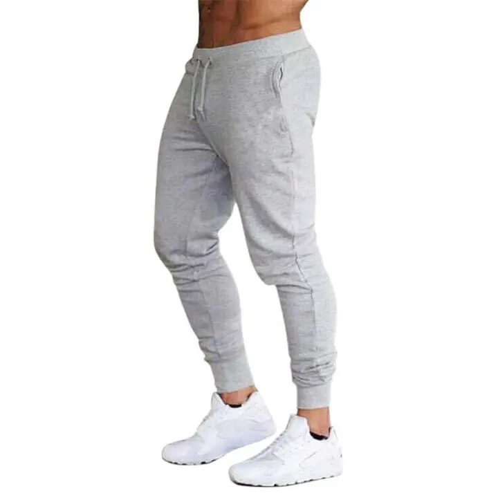Pantalones Deportivos Para Hombre 2024 Pantalones Largos Para Correr Y Gimnasio Con Cierre De Cordón Sweatpants De Fitness Tracksuit - 1