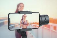 QAML-Soporte de mano para teléfono móvil, de 3 ejes cardán, estabilizador de grabación de vídeo antivibración para Xiaomi, iPhone y Smartphone, F8 - details 3