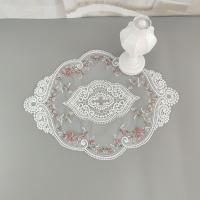 Mantel Individual De Lona Vintage Retro Con Bordado De Encaje Estilo Europeo Para Decoración De Mesa De Comedor Y Cocina - details 5