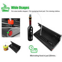 Máquina de sellado al vacío multifuncional para el hogar, máquina envasadora de conservación de alimentos para cocina, máquina de vacío - details 3