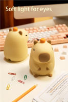 Lámpara De Noche De Silicona Capibara Para Niños Regalo Recargable Por USB Luz De Toque Animal Para Dormitorio - details 12