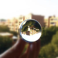 Bola De Cristal K9 Feng Shui 30mm/40mm/50mm Esfera Mágica Para Decoración De Hogar Y Bodas Adorno De Ventana Y Fotografía Regalo De Cumpleaños - details 0