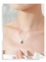 Zenyth-Conjunto de joyería de surrounded Verde y Azul para Mujer, de Plata de Ley 925, de Compromiso de Boda gift - details 6