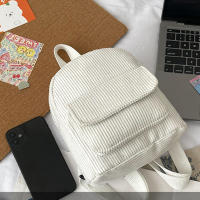Mochila De Corduroy Personalizada Para Mujer Estilo Clásico Campus Antirrobo Con Mangueras Suaves Bolsa De Escuela Para Adolescentes Unisex - details 12