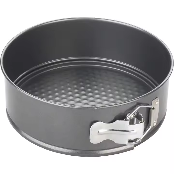 Non-stick Spring form Cake Tin, Round cake pan with loose base for easy release, fridge and freezer safe. Grey, 19cm, 7.5 inch - 1