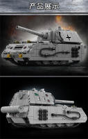 Bloques De Construcción Para Niños Modelo De Tanque Panzerkampfwagen VIII Maus De La Segunda Guerra Mundial WW2 Juguetes Educativos Para Adolescentes Y Adultos - details 9