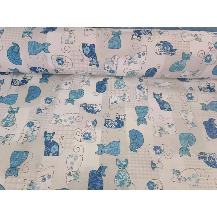 No Application Tela Loneta Estampada para Mantel y Cojín - 1m X 2.8m - Medidas Personalizables - 1
