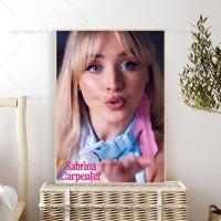 Póster Self-adhesivo De Moda Moderna Con Imagen De La Cantante Sabrina Carpenter Decoración Para Pared De Café Bar Restaurante - details 20