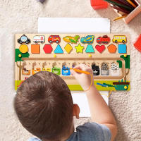 Juego De Puzzle Magnético De Colores Y Números Tablero De Laberinto De Madera Para Niños Montessori Desarrollo De Habilidades Motoras Finas - details 17
