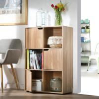 Bloom Store - Mueble Marrón de 6 estantes con 3 puertas para organizar tu hogar - details 0