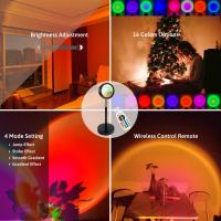 Lámpara De Puesta Del Sol Inteligente Tuya LED Con Luz Nocturna USB RGB Control Remoto Por App Smart Life Decoración De Habitaciones Fotografía Festivales Nacimientos - details 8