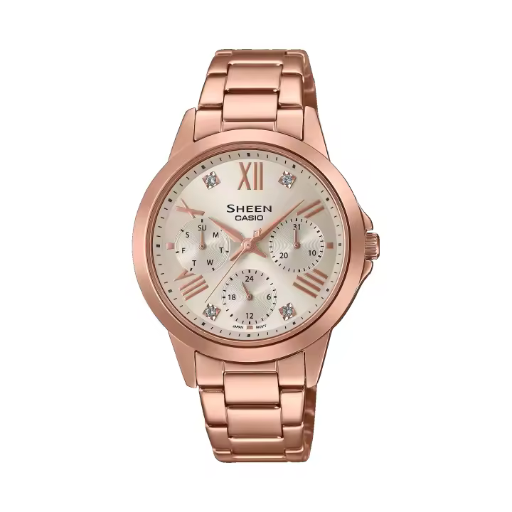Reloj Casio SHEEN SHE-3516PG-9AUEF Unisex Analógico - 1