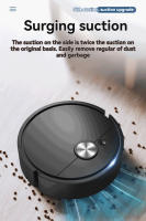 Robot Aspirador Inteligente 3-en-1 Con Fuerte Succión De 300Pa Para Pisos Duros Pelo De Mascotas Y Alfombras Limpieza Automática Mop-Vacuum Combo Eficiente - details 2