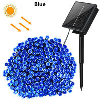 Luces De Cadena Solar Para Exterior LED Luces Navideñas Al Aire Libre Impermeables Para Jardín Y Valla Instalación Auto-Contenida Fuente De Energía Solar Protección IP65 - details 7