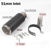 Escape De Motocicleta Modificado Muffler Pipe Para MT07 R1 ER6N CBR250R Nmax Tmax530 Msx125 Scooter Pit Bike Dirt Motocross Universal - details 11