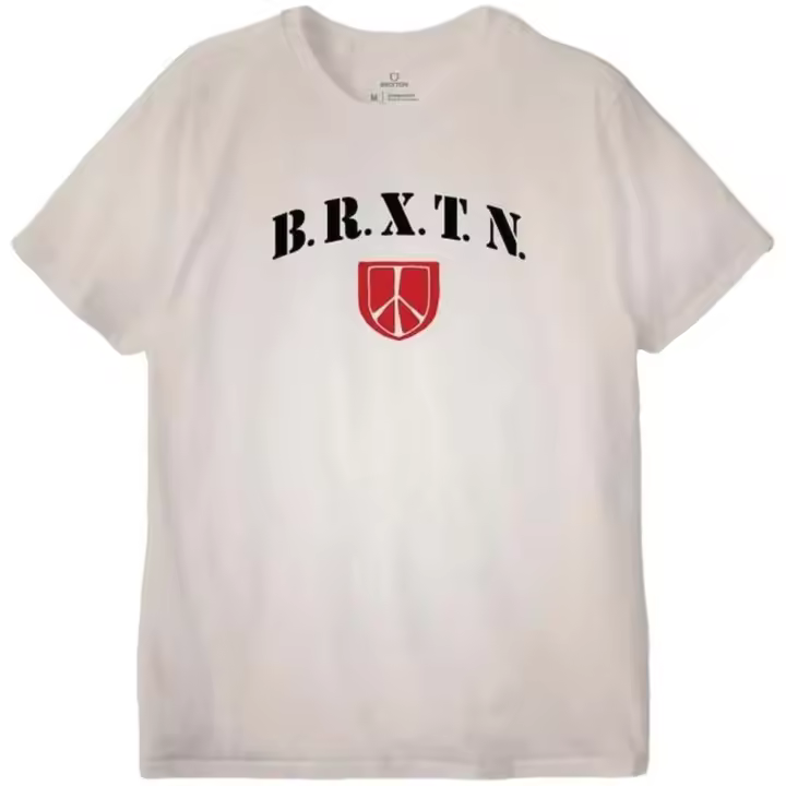 Camiseta de Manga Corta Brixton Harden Ss Stt para hombre en color beige - 1