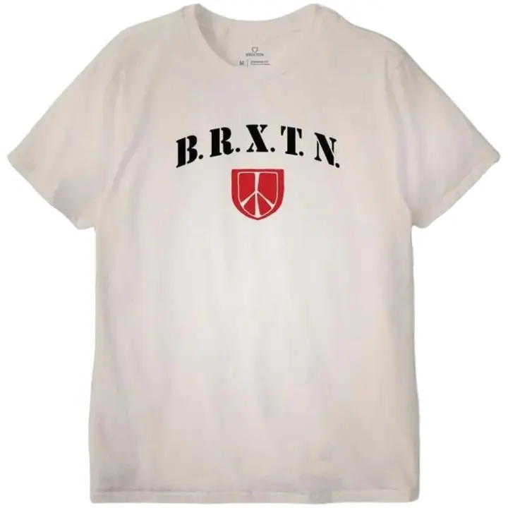 Camiseta de Manga Corta Brixton Harden Ss Stt para hombre en color beige - 1