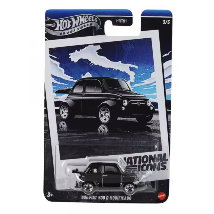 Hot Wheels Semi Premium National Icons Series '60S Fiat 500D Modificado 3/5 - 1
