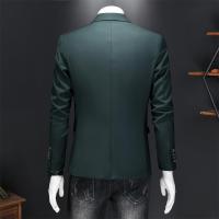 Chaleco De Novio Casual Para Hombre Marca Alta Color Sólido Diseño De Negocios Blazer De Boda Top De Traje Chaqueta De Moda - details 5
