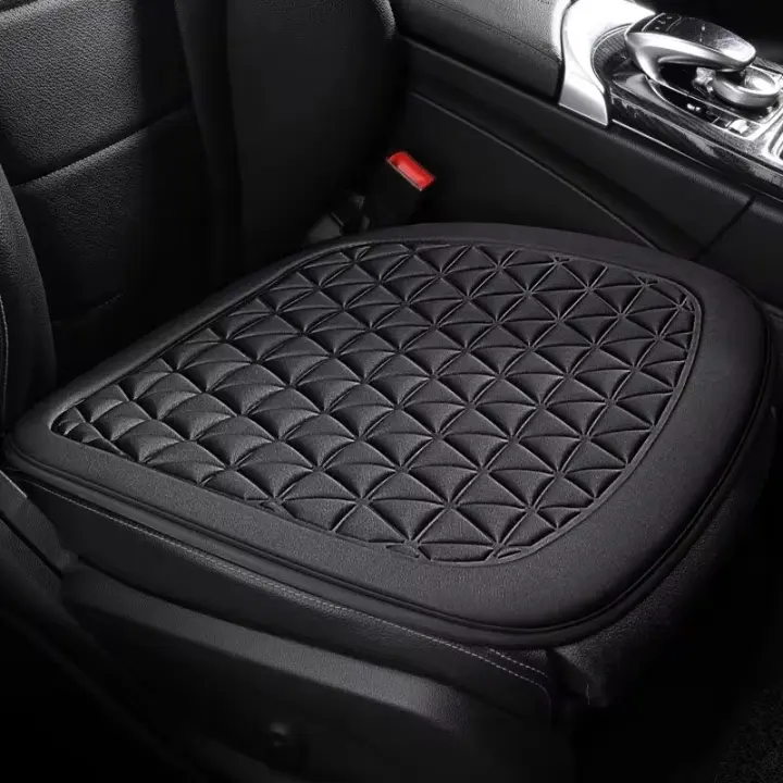 Almohadilla De Asiento De Coche 3D Flotante Cubierta Con Patrón Embossado Ajuste General Para Todas Las Estaciones Compatible Con La Mayoría De Los Coches - 1