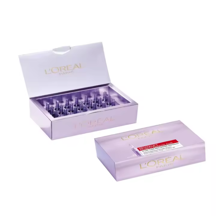 L'Oréal Paris Ampollas Rellenadoras Antiedad con Ácido Hialurónico Puro y Vitamina B5 - Hidratación Intensa - Caja 28 Unidades - 1