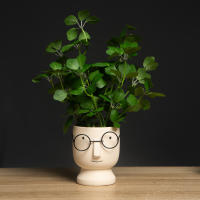Planta Artificial De 33 Cm De Four Leaf Clover Falsa Árbol Colgante De Hojas De Seda Pequeña Hierba Afortunada Para Decoración De Hogar Boda Fiesta - details 5