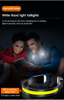 Linterna Frontal LED Recargable Para Lectura Luz De Cuello Impermeable Super Brillante COB Luz De Campamento Para Paseos Y Senderismo - details 7