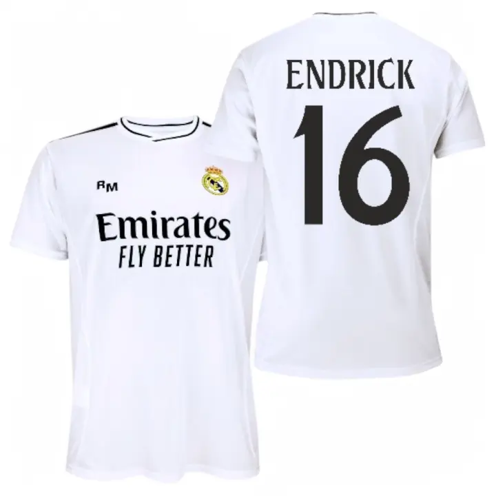 Camiseta Réplica Oficial Endrick #16 Real Madrid 2024/25 – Versión Aficionado - 1