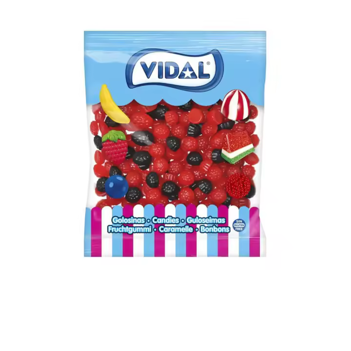Vidal Golosinas. Moras Gigantes brillo. Bolsa de 1kg - 1