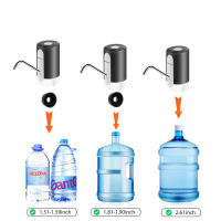 EasySpeed Dispensador de Agua eléctrica, Bomba de Agua,  USB-C, Bomba automática portátil con 2 adaptadores para Botellas y garrafas de 5, 8, 10, 15 y 20 litros, 1200mAh para Camping Oficina Gimnasio EasySpeed - details 1