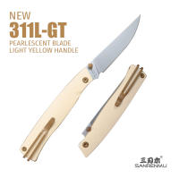 Cuchillo De Sobrevivencia SANRENMU Nueva 311L 12C27 Acero G10 Herramienta Táctica Para Camping Y Caza Plegable De Bolsillo EDC - details 15