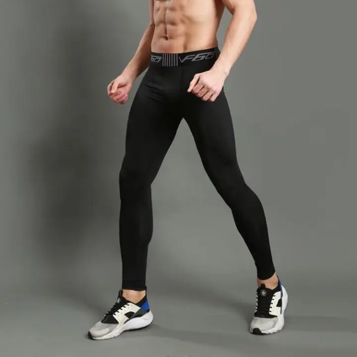 Pantalones De Compresión Para Hombre Quick Dry Fitness Entrenamiento Deportivo Tights De Correr Leggings De Gimnasio Pants De Jogging - 1