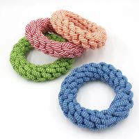Juguete Para Perros Grande Diametro 17CM Resistente Mordida Redondo De Cuerda Juguete Para Masticar Para Perros Medianos Y Grandes Accesorios Para Golden Retriever Weimaraner - details 5