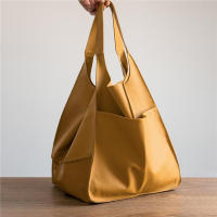 Bolso De Hombro Para Mujer Multifuncional De Gran Capacidad En PU Suave Estilo Retro Bolso De Compras Grande De Lujo Diseñador Bolso Tote Casual - details 2