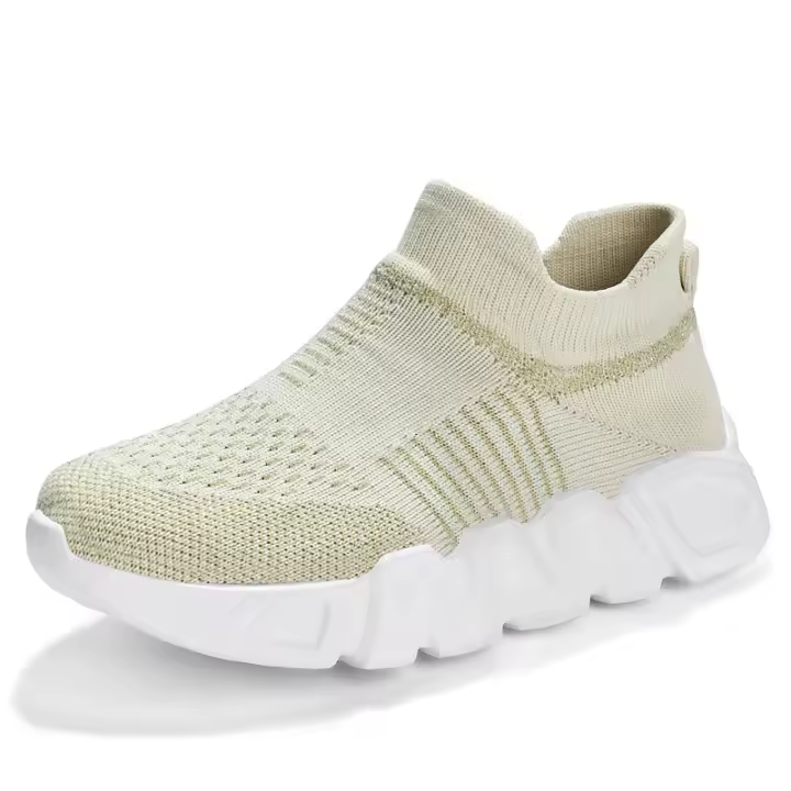 Zapatillas De Tenis Para Niños Y Niñas Alpargatas Deportivas De Alta Top Knitted Moda Casual Transpirables Talla True Fit - 1