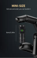 Nueva Linterna Táctica Ultra Potente Con 3 LEDs Recargable Por USB Torcha De Alta Potencia Con Imán Lámpara De Mano Mini - details 2