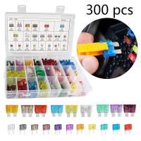 Kit De Fusibles Para Automóvil 300 Piezas Reemplazo De Fusibles Para coche/RV/motocicleta Camión (2A 3A 5A 7.5A 10A 15A 20A 25A 30A 35A 40A) - details 0