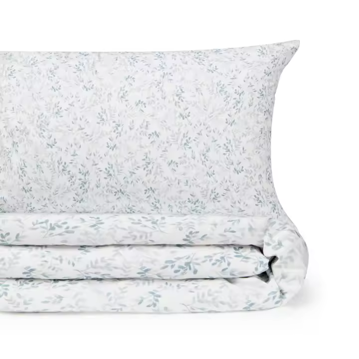 Funda Nórdica Hojas Cama 80-90cm 150x220cm - Textura - 1
