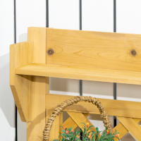 Mesa de plantación Mesa de jardinero con tablero extensible y fregadero de Maple inoxidable, 2 compartimientos de almacenamiento, Madera, marron, 92x45x120cm - details 4