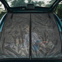 Red De Mosquitos Para Maletero De Coche Velo Magnético De Ventilación Rápida Para Auto SUV Protección Contra Insectos Y Sol - details 4