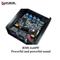 Amplificador De Potencia 6 Canales Para Sistema Android De Coche Con DSP Digital Signal Processing Amplificador Inteligente De Audio Para Coche Negro - details 1