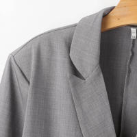 Conjunto De Hombre Para Primavera Y Otoño Con Pantalones Rectos De Manga Larga Y Traje Pequeño Ajustado Estilo Casual - details 14