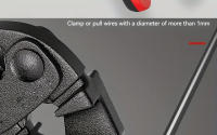 Tijeras De Cable Mini Multifuncionales Cortador De Barras De Acero Herramienta De Trabajo Fácil Para Metalworking - details 15
