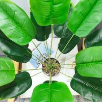 Planta De Palma De Plátano Artificial 65cm Decoración De Jardín Y Habitaciones Falso Flor De Hoja Bonsái Para Fiestas Al Aire Libre - details 2