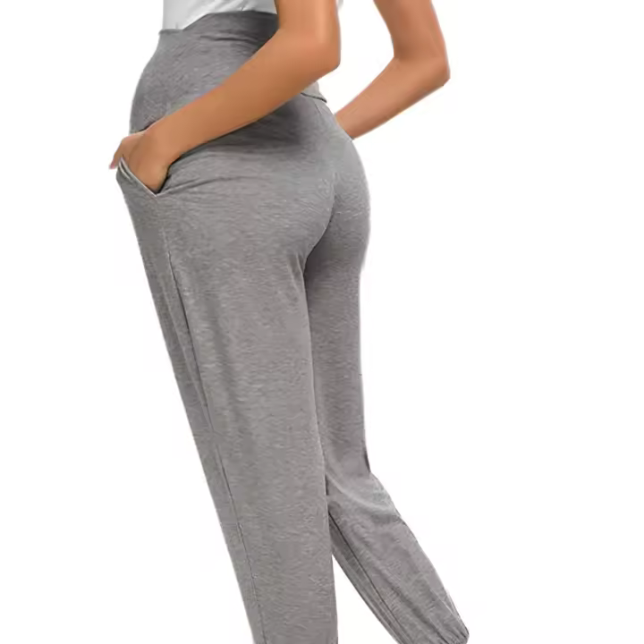 Pantalones De Yoga Para Mujer Embarazada Deporte Transversal Popular En Europa Y América Material Poliéster Origien China - 1