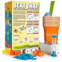 Beat That! El divertidísimo Juego de Mesa de Pruebas locas, para Niños y Adultos, para todas las Ocasiones, Navidad, Año Nuevo, Noche de juegos y otras Fiestas. - details 0