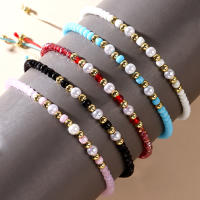Pulsera Bohemia Go2boho 2024 Diseño Nueva Imitación Perla Cristal Bohemia Cadena Moda Verano Regalos Para Mujeres Y Hombres - details 1