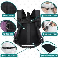 Bolsa de pecho para mascotas con Cabeza expuesta, Bolsa de hombre Doble para mascotas, Bolsa de pecho portáthil y transpired para Gatos - details 4